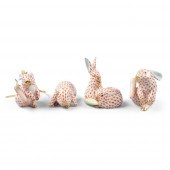THREE HEREND PORCELAIN RUST NE