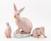 THREE, HEREND RUST "FISHNET" R