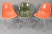 THREE HERMAN MILLER FIBERGLASS