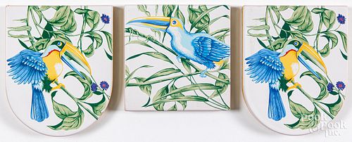 THREE HERMES MOUSTIERS FAIENCE