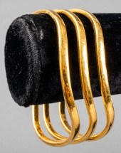 THREE HIGH KARAT 22K YELLOW GO