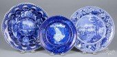 THREE HISTORICAL BLUE STAFFORD