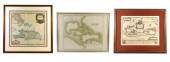 THREE HISTORICAL ENGRAVED MAPS