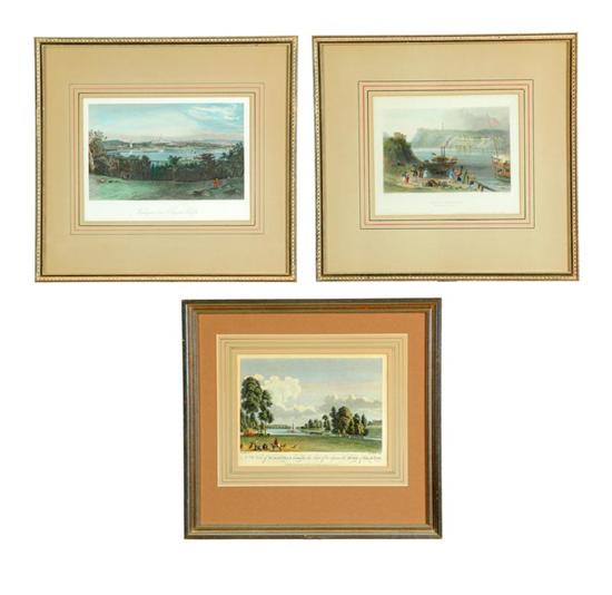 THREE HISTORICAL PRINTS. 