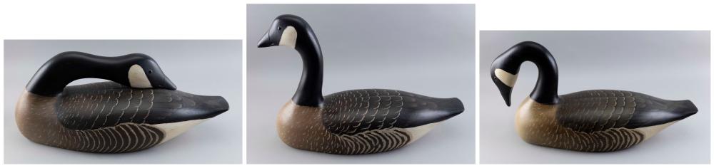THREE HOLGER SMITH CANADA GEESE