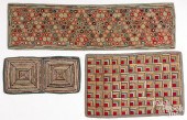 THREE HOOKED RUGS, CA. 1900Thr