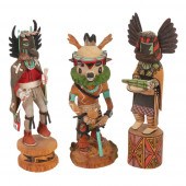 THREE HOPI NATIVE AMERICAN KAC
