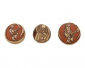 THREE HOPI SGRAFFITO POTTERY S