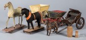 THREE HORSE DRAWN CARTSThree h