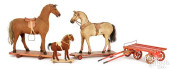 THREE HORSE PULL TOYS AND PAIN