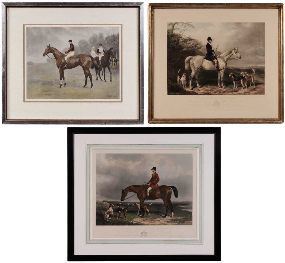 Three Horse-Related Prints
