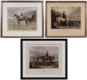 Three Horse-Related Prints (Br