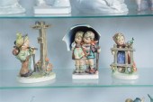 THREE HUMMEL FIGURINES. ''Cros