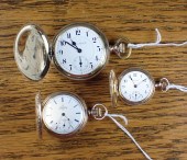 THREE HUNTER CASE POCKET WATCH