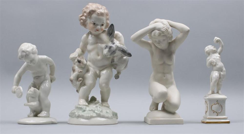 THREE HUTSCHENREUTHER PORCELAIN