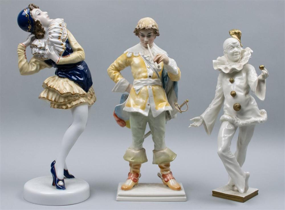 THREE HUTSCHENREUTHER PORCELAIN