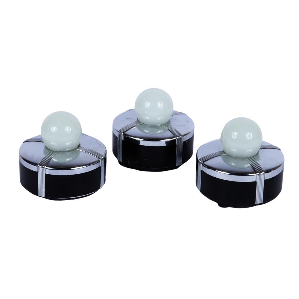 THREE ICONIC ART DECO EVERREADY