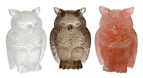 THREE IDAR-OBERSTEIN CARVED