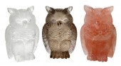 THREE IDAR-OBERSTEIN CARVED OW
