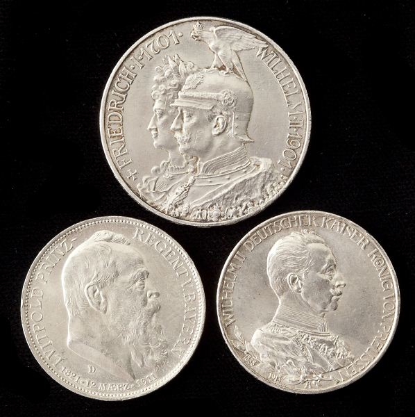 Three Imperial German Commemorative