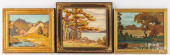 THREE IMPRESSIONIST OILS<br>Th