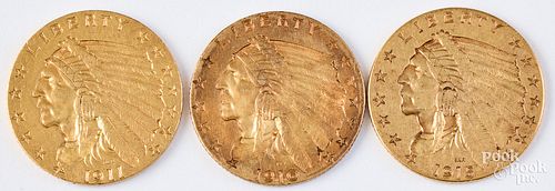 THREE INDIAN HEAD TWO AND A HALF