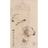 THREE INK PAINTINGS
ATTRIBUTED
