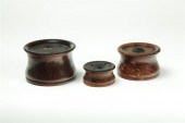 THREE INKWELLS BY SILLIMAN.  O