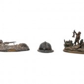 Three Inkwells
Late 19th Centu