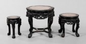 Three Inlaid Tabourets Chinese