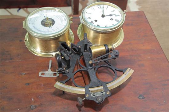 THREE INSTRUMENTS. Iron and brass