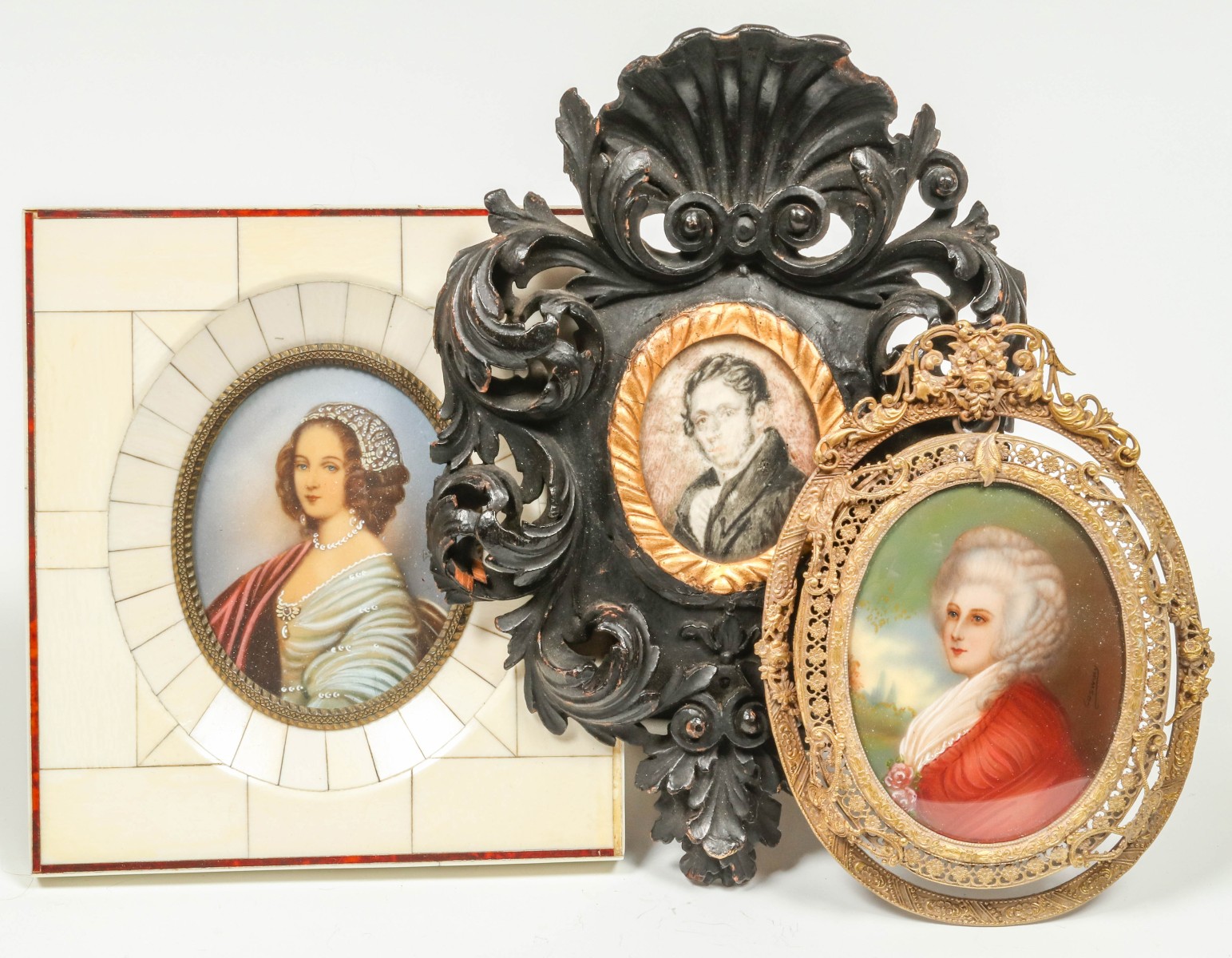 THREE INTERESTING MINIATURE