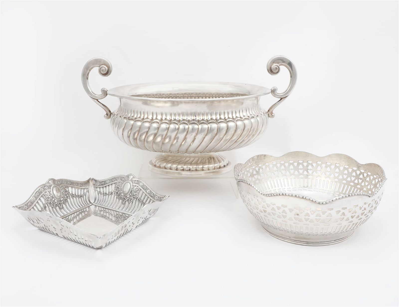 THREE INTERNATIONAL SILVERPLATE