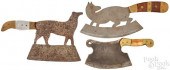 THREE IRON AND STEEL FIGURAL F