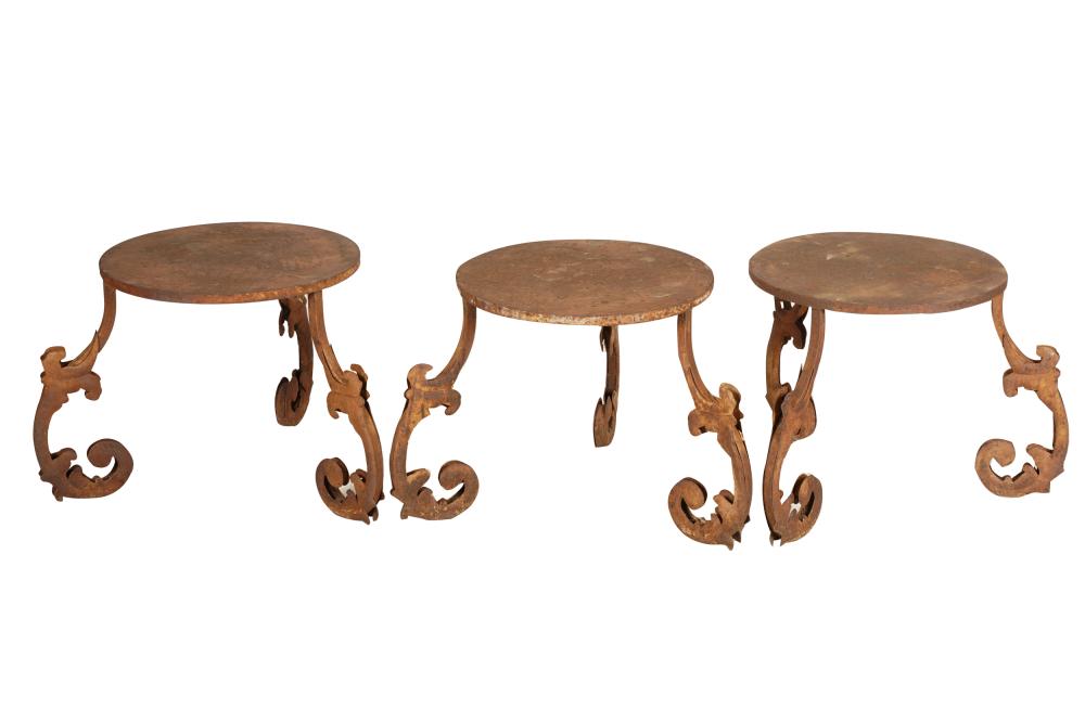 THREE IRON END TABLESCondition: