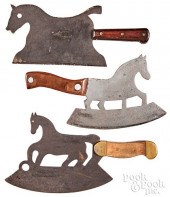 THREE IRON HORSE FOOD CHOPPERS
