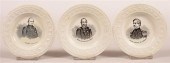 THREE IRONSTONE CHINA ALPHABET