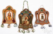 THREE IROQUOIS INDIAN BEADED P