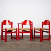 THREE ITALIAN MID-CENTURY RUSH