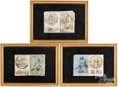 THREE ITALIAN OLD MASTER INK A