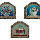 Three Italian Reverse Painting
