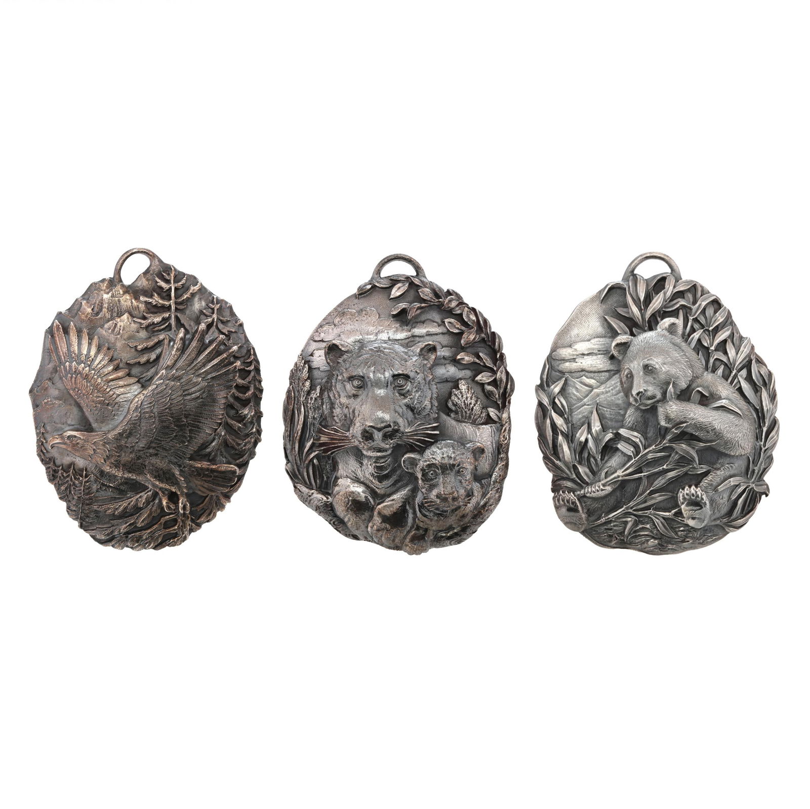 THREE ITALIAN SILVER  ENDANGERED