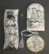 THREE ITALIAN STERLING SILVER