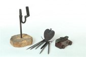 THREE ITEMS.  American. Ninete