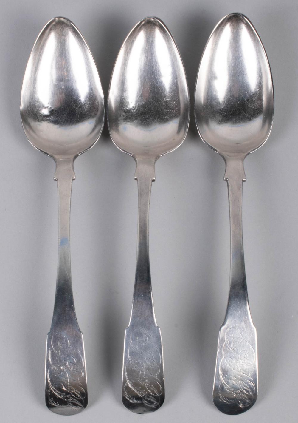 THREE J. HOWELLS COIN SILVER