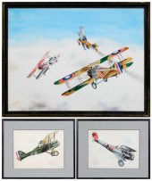 Three Jack D. Hunter illustrat