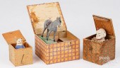 THREE JACK-IN-BOX TOYSThree ja