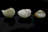 THREE JADE CARVINGSThe group c