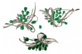 THREE JADE PINSone brooch cont