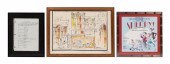 THREE JAMES LIPTON FRAMED THEA